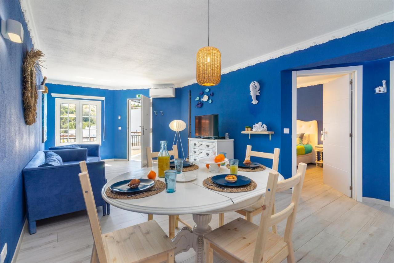 Charming Blue Albufeira Apartment Bagian luar foto